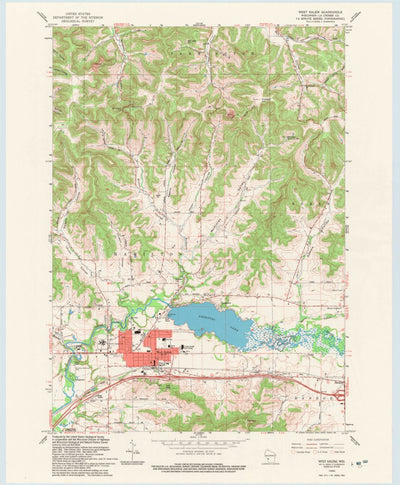 United States Geological Survey West Salem, WI (1993, 24000-Scale) digital map
