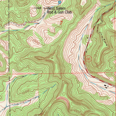 United States Geological Survey West Salem, WI (1993, 24000-Scale) digital map
