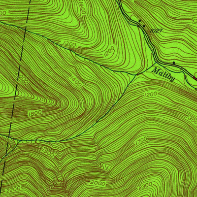 United States Geological Survey West Shokan, NY (1942, 24000-Scale) digital map