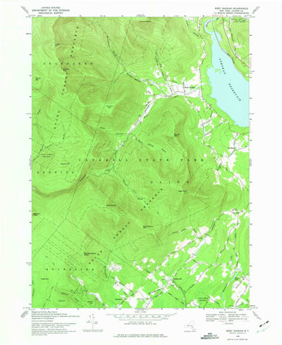 United States Geological Survey West Shokan, NY (1969, 24000-Scale) digital map