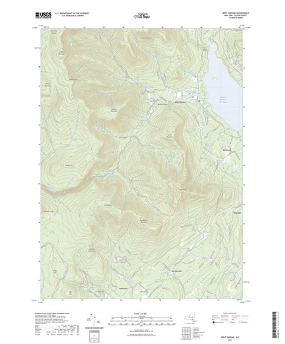 United States Geological Survey West Shokan, NY (2023, 24000-Scale) digital map
