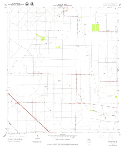 United States Geological Survey West Sinton, TX (1979, 24000-Scale) digital map
