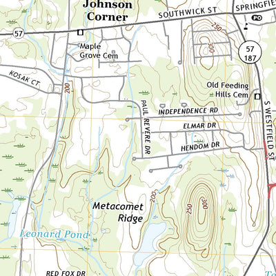 United States Geological Survey West Springfield, MA (2021, 24000-Scale) digital map