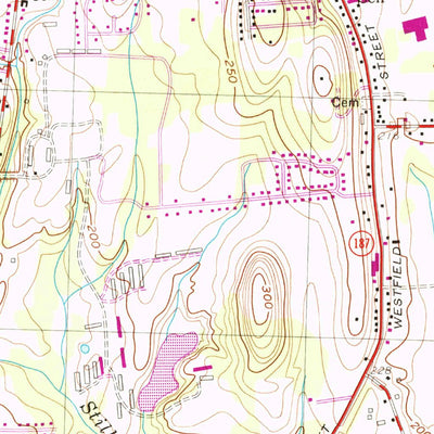 United States Geological Survey West Springfield, MA-CT (1958, 24000-Scale) digital map