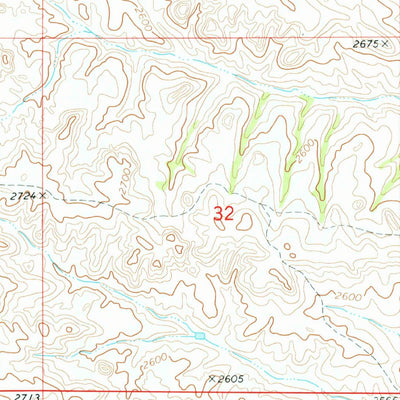 United States Geological Survey West Twin Butte, ND (1974, 24000-Scale) digital map
