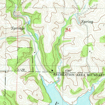United States Geological Survey West Union, IA (1981, 24000-Scale) digital map