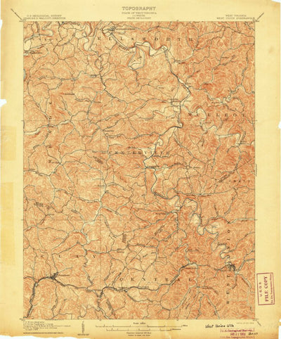 United States Geological Survey West Union, WV (1905, 62500-Scale) digital map