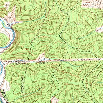 United States Geological Survey West Union, WV (1961, 24000-Scale) digital map