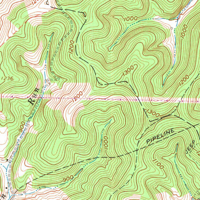 United States Geological Survey West Union, WV (1961, 24000-Scale) digital map