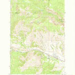 United States Geological Survey West Valley, MT (1971, 24000-Scale) digital map