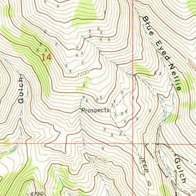 United States Geological Survey West Valley, MT (1971, 24000-Scale) digital map