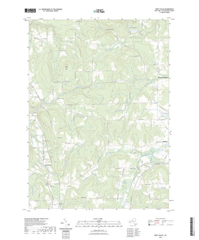 United States Geological Survey West Valley, NY (2023, 24000-Scale) digital map