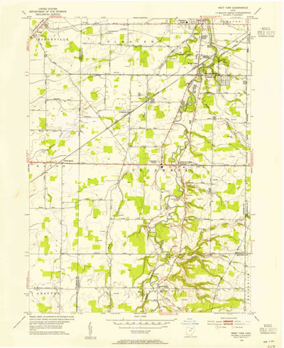 United States Geological Survey West View, OH (1953, 24000-Scale) digital map