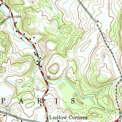 United States Geological Survey West Winfield, NY (1943, 24000-Scale) digital map