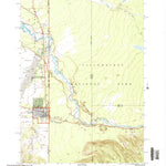 United States Geological Survey West Yellowstone, MT-WY (2000, 24000-Scale) digital map