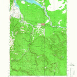 United States Geological Survey West Yellowstone, MT-WY-ID (1958, 62500-Scale) digital map