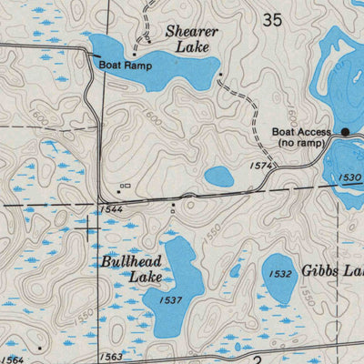 United States Geological Survey Westboro, WI (1970, 24000-Scale) digital map