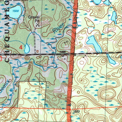 United States Geological Survey Westboro, WI (2005, 24000-Scale) digital map