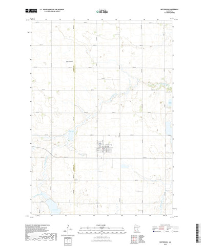 United States Geological Survey Westbrook, MN (2022, 24000-Scale) digital map