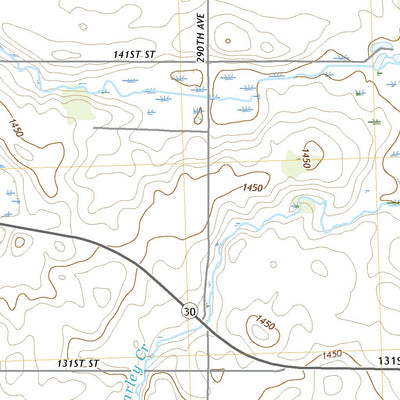 United States Geological Survey Westbrook, MN (2022, 24000-Scale) digital map