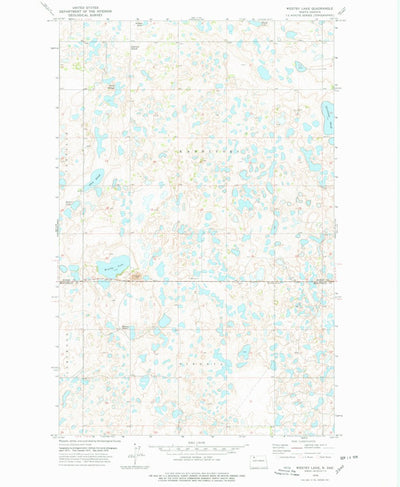 United States Geological Survey Westby Lake, ND (1978, 24000-Scale) digital map