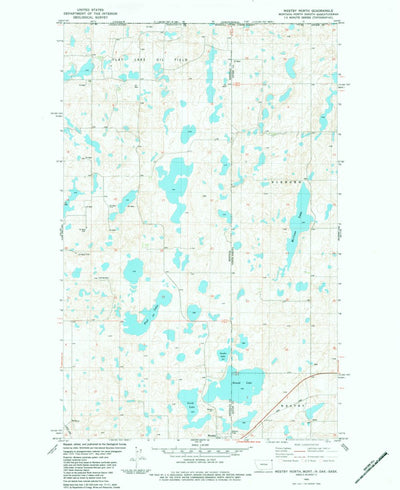 United States Geological Survey Westby North, MT-ND (1983, 24000-Scale) digital map