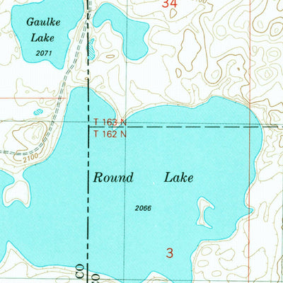 United States Geological Survey Westby North, MT-ND (1983, 24000-Scale) digital map