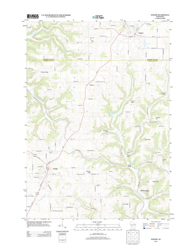 United States Geological Survey Westby, WI (2013, 24000-Scale) digital map