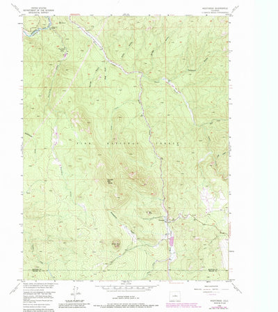 United States Geological Survey Westcreek, CO (1956, 24000-Scale) digital map