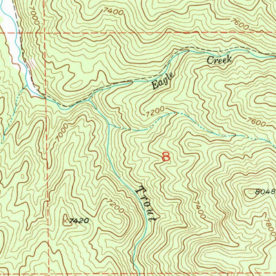 United States Geological Survey Westcreek, CO (1956, 24000-Scale) digital map