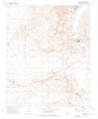 United States Geological Survey Westend, CA (1973, 24000-Scale) digital map