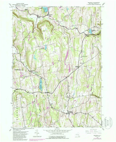 United States Geological Survey Westerlo, NY (1943, 24000-Scale) digital map