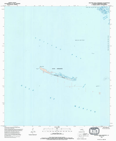 United States Geological Survey Western Isles Dernieres, LA (1994, 24000-Scale) digital map