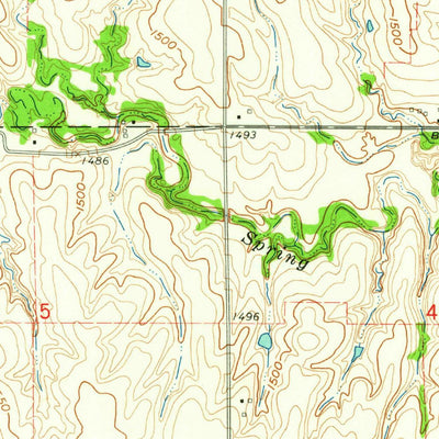 United States Geological Survey Western, NE (1961, 24000-Scale) digital map
