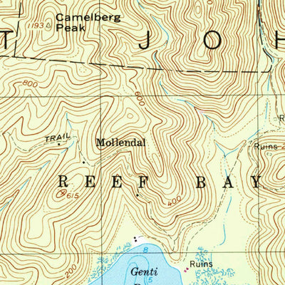 United States Geological Survey Western Saint John, VI (1958, 24000-Scale) digital map