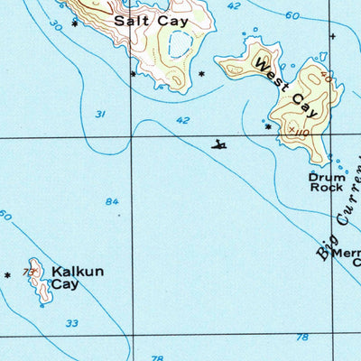 United States Geological Survey Western Saint Thomas, VI (1955, 24000-Scale) digital map