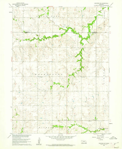 United States Geological Survey Western SW, NE (1960, 24000-Scale) digital map