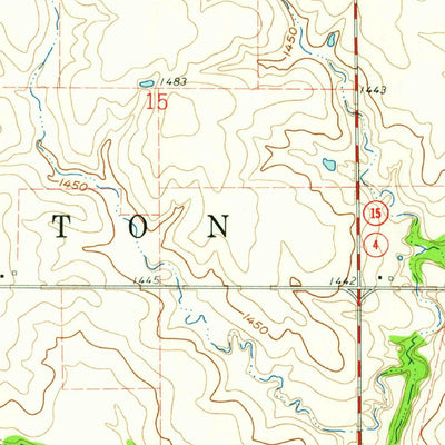 United States Geological Survey Western SW, NE (1960, 24000-Scale) digital map