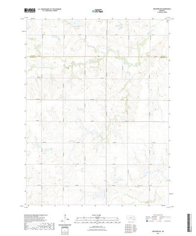 United States Geological Survey Western SW, NE (2021, 24000-Scale) digital map
