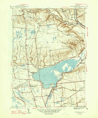 United States Geological Survey Westernville, NY (1947, 31680-Scale) digital map