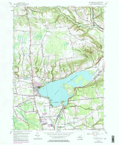 United States Geological Survey Westernville, NY (1955, 24000-Scale) digital map