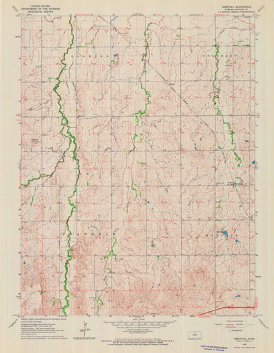 United States Geological Survey Westfall, KS (1963, 24000-Scale) digital map