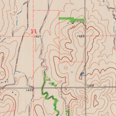 United States Geological Survey Westfall, KS (1963, 24000-Scale) digital map