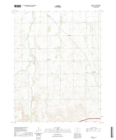 United States Geological Survey Westfall, KS (2022, 24000-Scale) digital map
