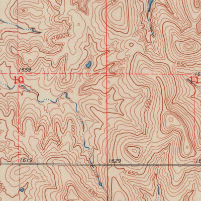 United States Geological Survey Westfall NW, KS (1964, 24000-Scale) digital map