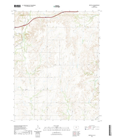 United States Geological Survey Westfall SE, KS (2022, 24000-Scale) digital map