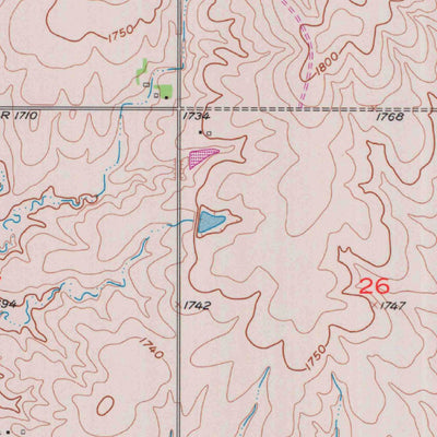 United States Geological Survey Westfall SW, KS (1957, 24000-Scale) digital map