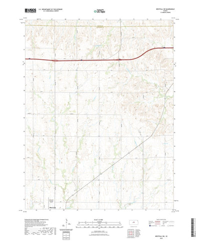 United States Geological Survey Westfall SW, KS (2022, 24000-Scale) digital map