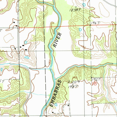 United States Geological Survey Westfield East, IL (1984, 24000-Scale) digital map