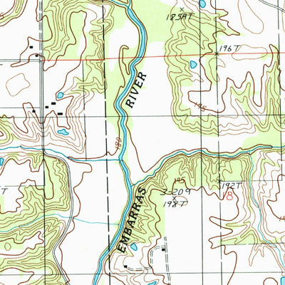 United States Geological Survey Westfield East, IL (1998, 24000-Scale) digital map